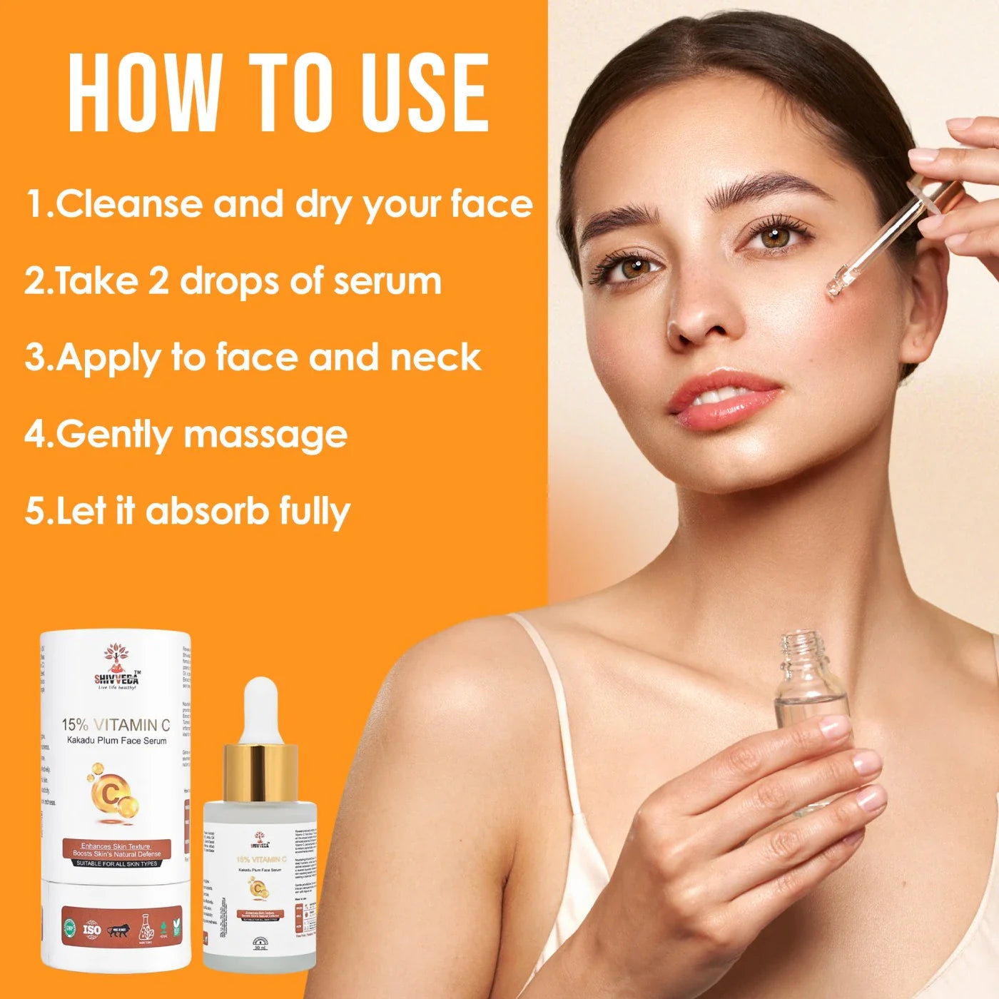 15% Vitamin C Face Serum with Kakadu Plum