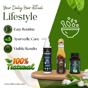 Shivveda Hair Care Kit for Hair Fall Control | Strengthens Hair & Enhances Shine