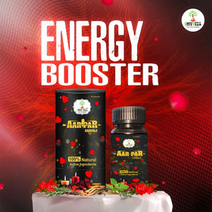 Aar-Par Energy Booster 20 Capsules – 100% Natural Ayurvedic Energy Supplement | Shivveda Ayurveda