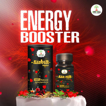 Aar-Par Energy Booster 20 Capsules – 100% Natural Ayurvedic Energy Supplement | Shivveda Ayurveda