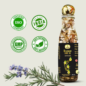 Rosemary Hair Oil Ayurveda - Natural Hair Growth & Scalp Nourishment- Shivveda