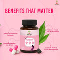 SHIVVEDA STREE KAYA Capsules - Best Ayurvedic Medicine for PCOD, PCOS, Hormonal Balance, Period Pain Relief, Hair and Skin Health