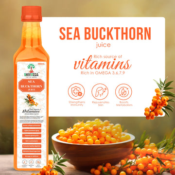 Shivveda Sea Buckthorn Juice – Boost Immunity, Skin Glow & Digestion Naturally