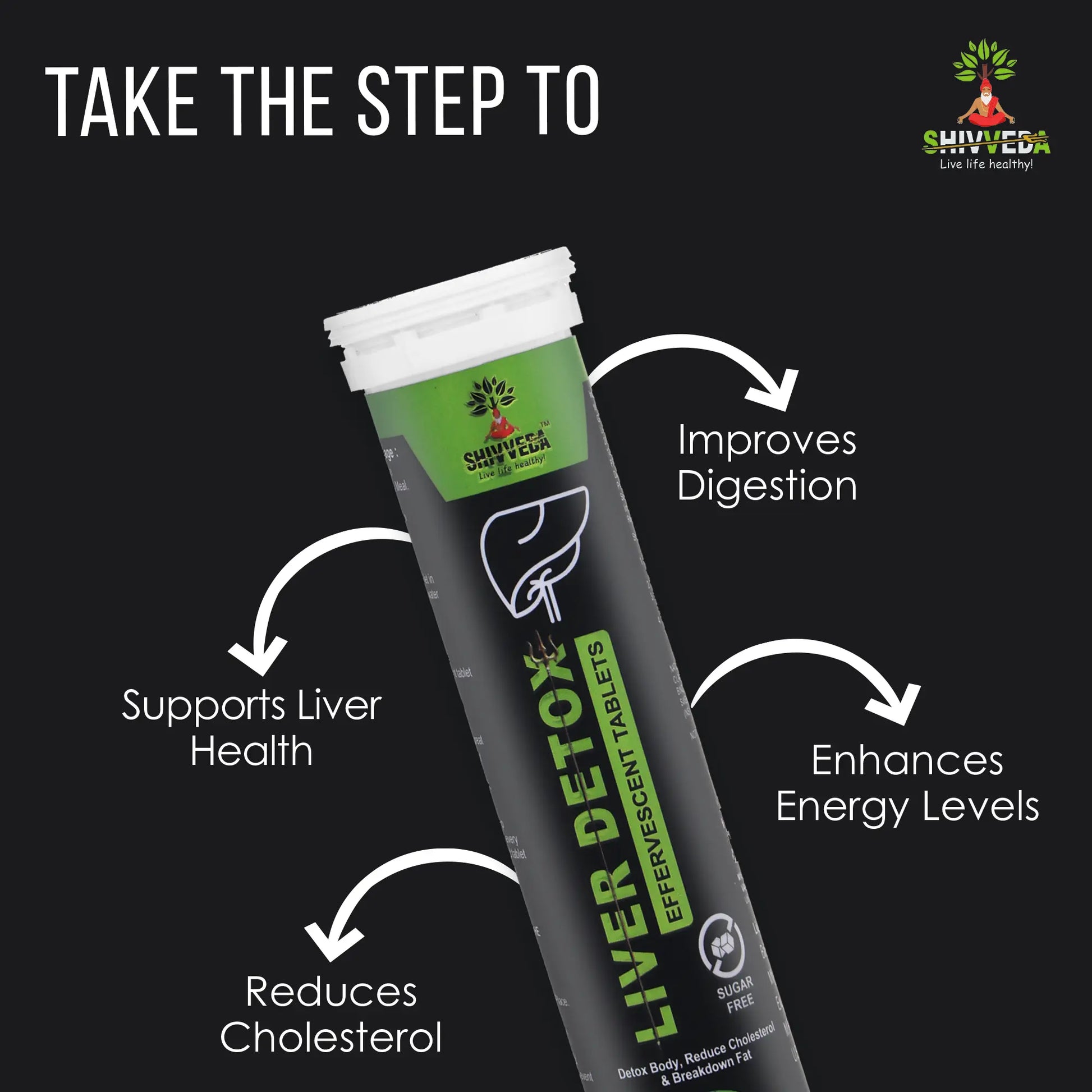 Shivveda Liver Detox Effervescent Tablets – Your Natural Path to a Healthier Liver