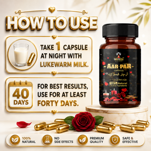 Aar-Par Energy Booster Capsules | 100% Natural Ayurvedic Strength & Vitality Support