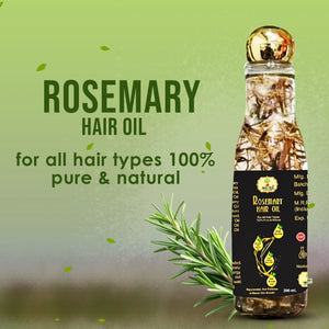 Rosemary Hair Oil Ayurveda - Natural Hair Growth & Scalp Nourishment- Shivveda